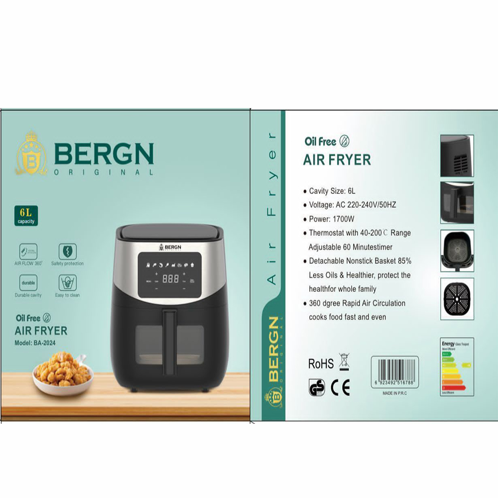 سرخ کن بدون روغن Bergnبرگن مدل BA-2024