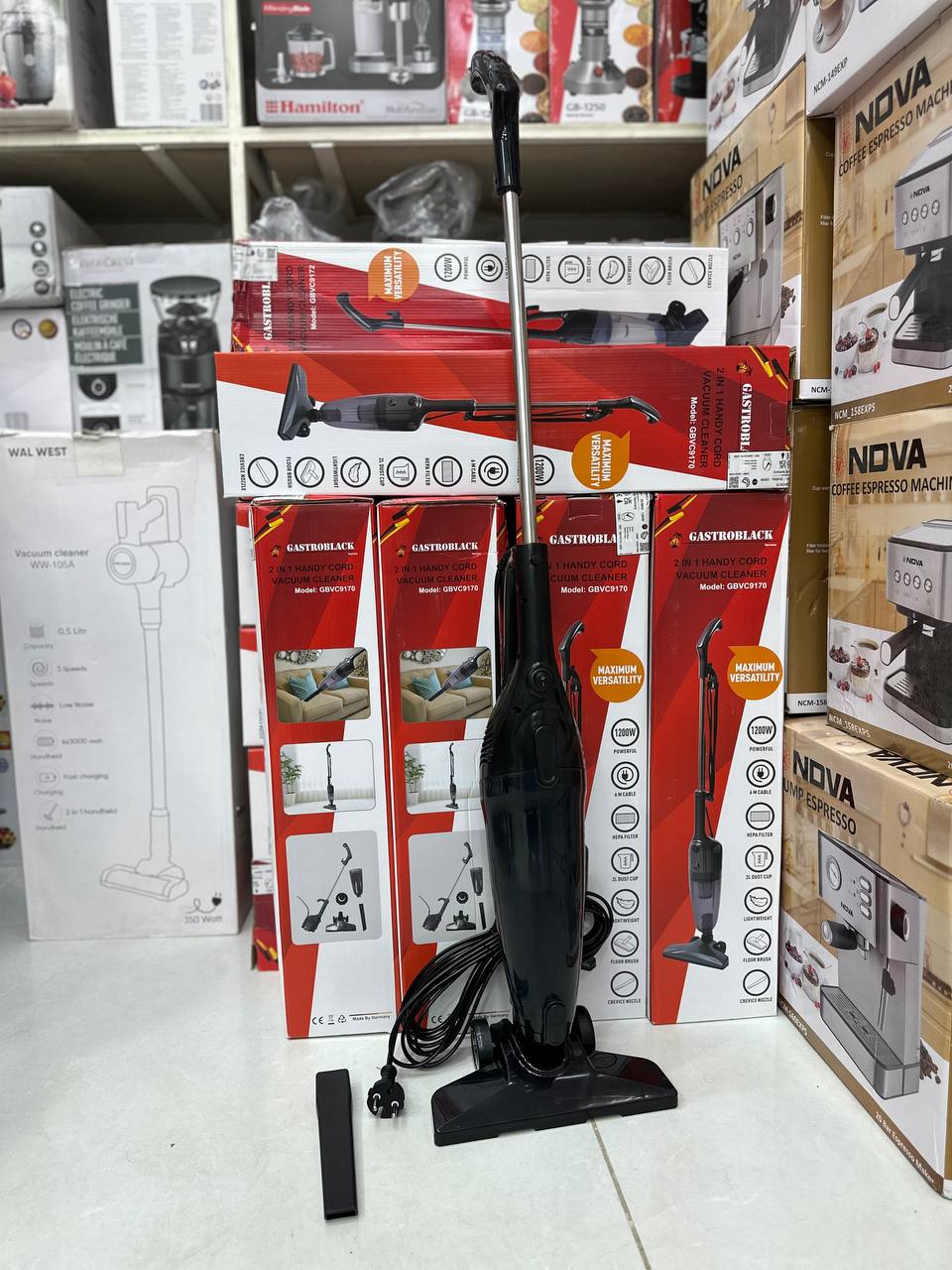 جارو‌پرتابل گاسترو بلک مدل9172